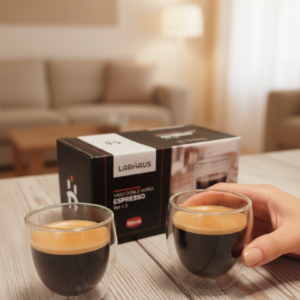 Taza Espresso Doble Vidrio 100cc