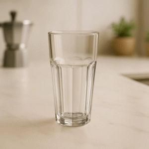 Vaso Facetado de Vidrio 330ml Durax | CAJA x 24 Uni.