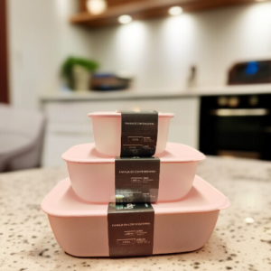 Contenedores Rectangulares Herméticos Set x3 Uni. | Bipo