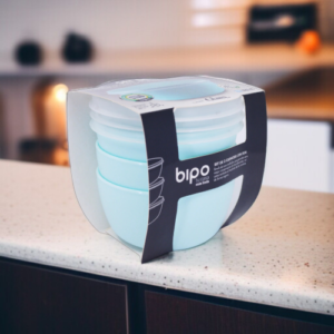Cuenco con Tapa 400 ml Set x 3 Uni. | Bipo